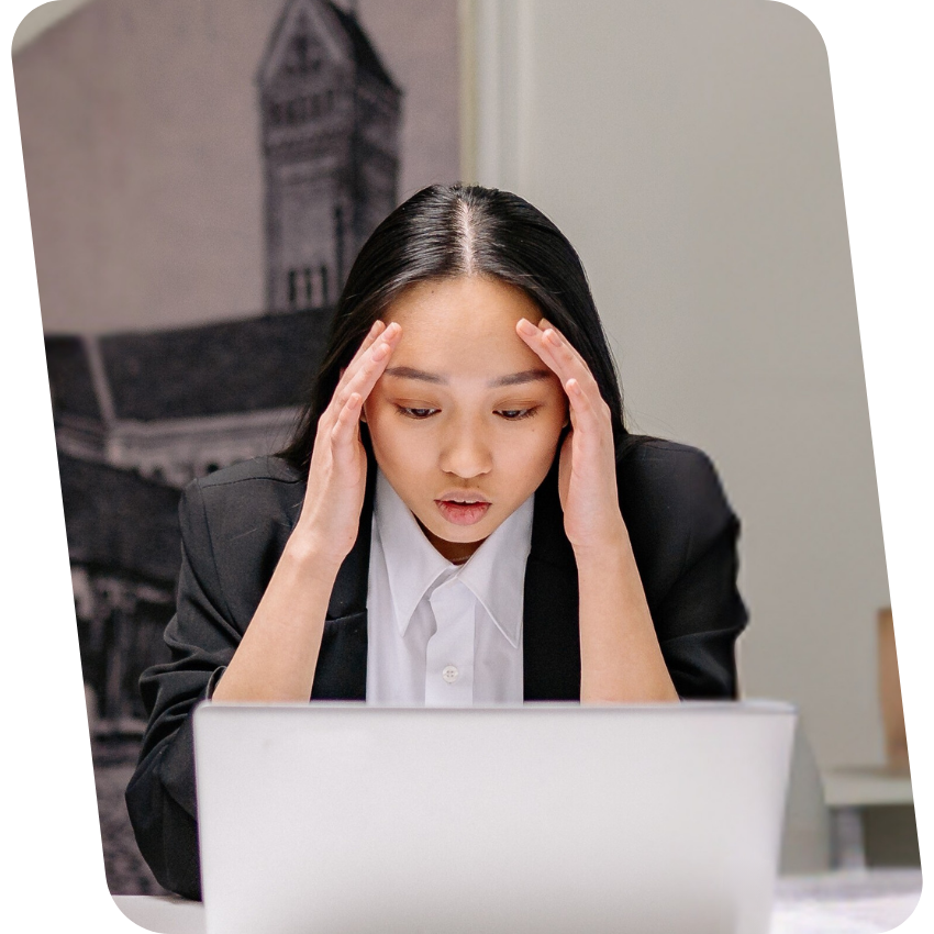 Stressed right slant Cybersecurity | SpireTech